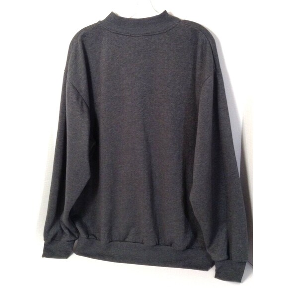 Vtg John Blair Jacket Men XL Gray Full Zip Lightweight Windbreaker Grandpa Dad - Picture 6 of 10